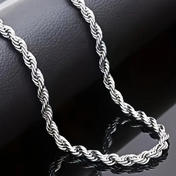 22 Inch Stainless Steel Snake Chain Necklace - Unisex Chain - Replacement Chain - Picture 3 of 6